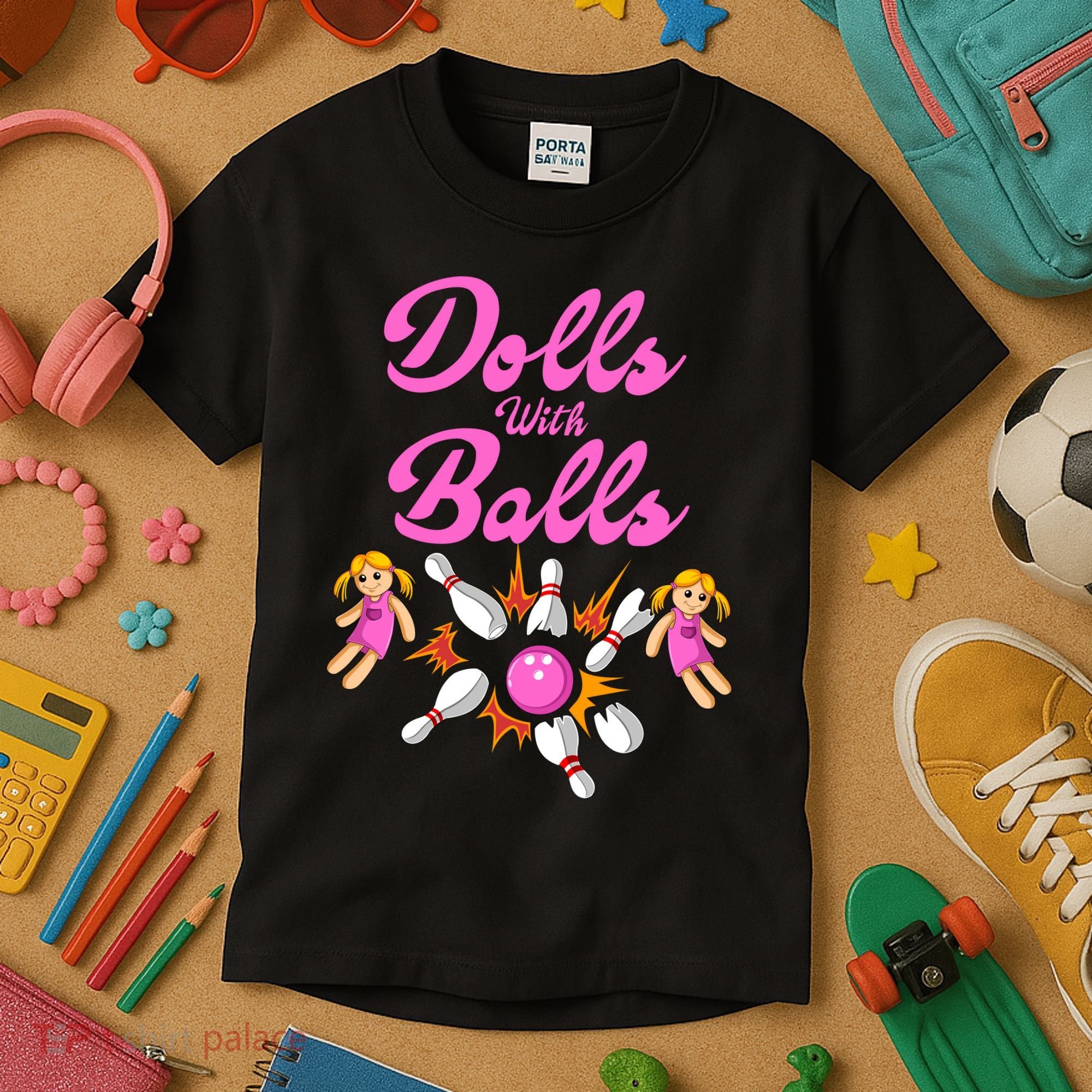 Dolls With Balls Kids T-Shirt