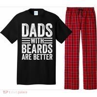 Dads With Beards Are Better Funny Bearded Dad Pajama Set thumb 0