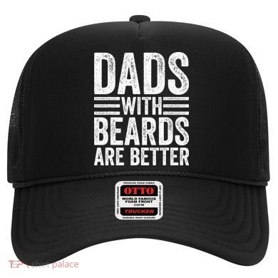 Dads With Beards Are Better Funny Bearded Dad Hat