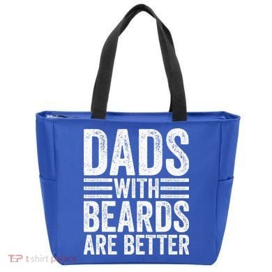 Dads With Beards Are Better Funny Bearded Dad Tote Bag