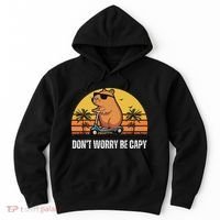 Don’T Worry Be Capy Cute Capybara Hoodie thumb 0