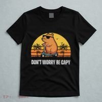 Don’T Worry Be Capy Cute Capybara T-Shirt thumb 5