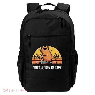 Don’T Worry Be Capy Cute Capybara Backpack