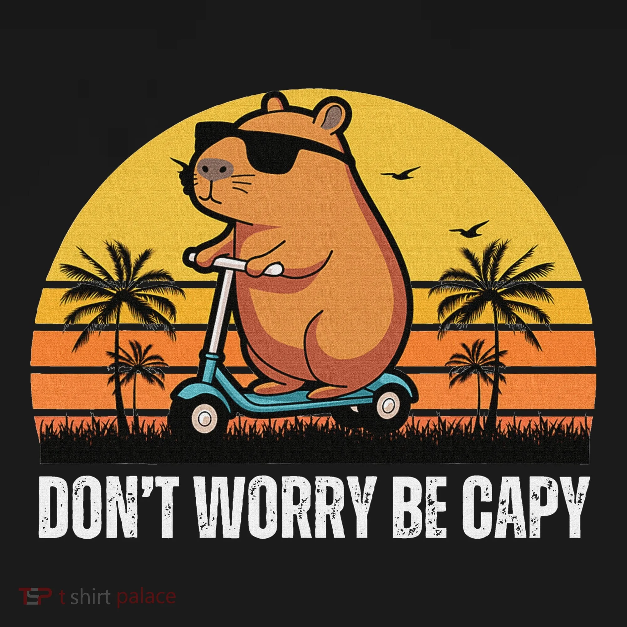 Don’T Worry Be Capy Cute Capybara Women's Hoodie