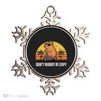 Don’T Worry Be Capy Cute Capybara Ornament thumb 0