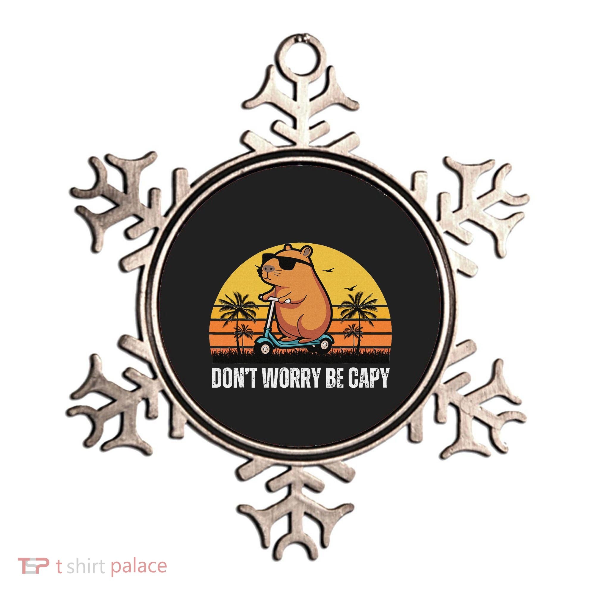Don’T Worry Be Capy Cute Capybara Ornament