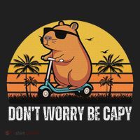 Don’T Worry Be Capy Cute Capybara Hat thumb 2