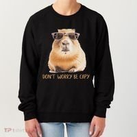 DonT Worry Be Capy Capybara Women's Sweatshirt thumb 0