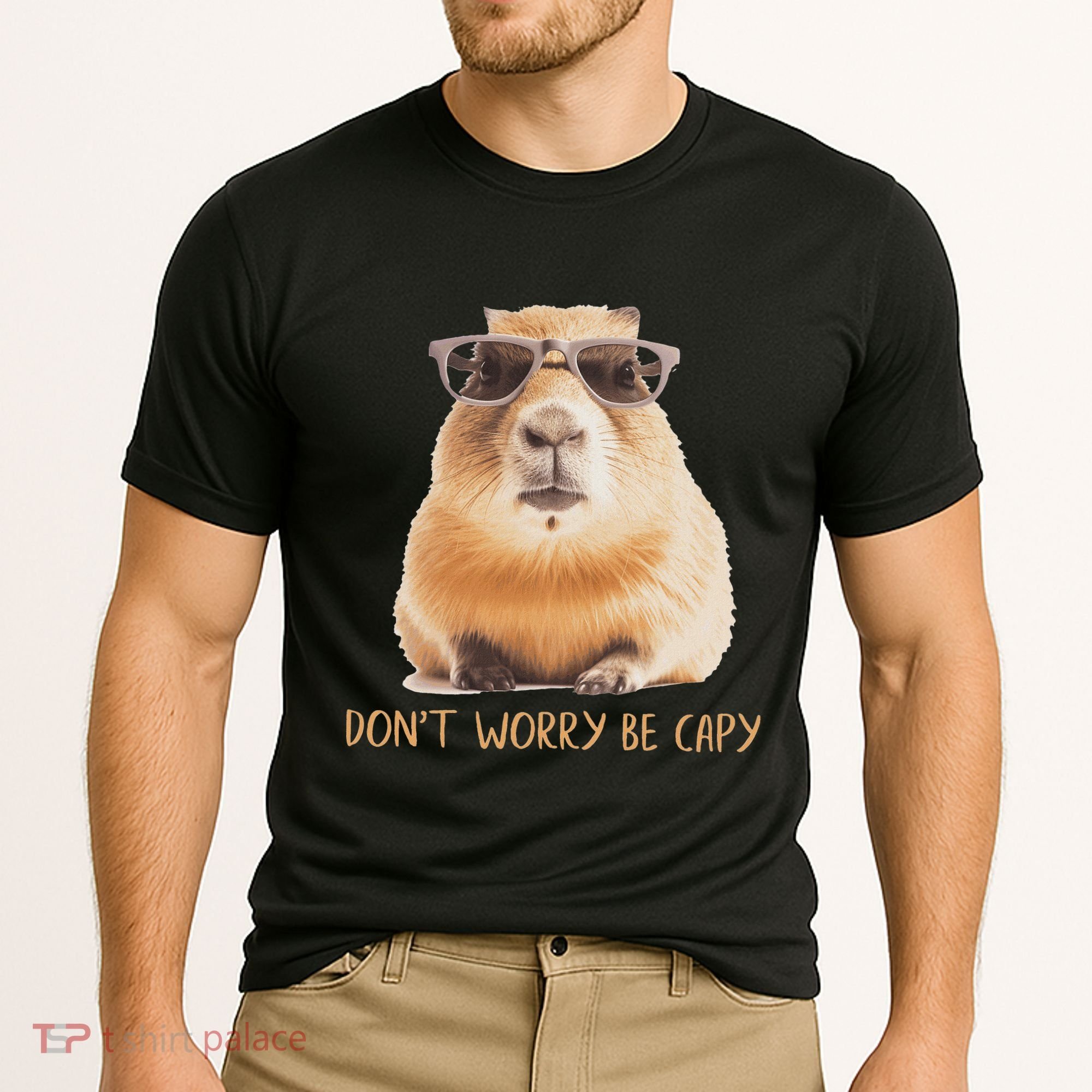 DonT Worry Be Capy Capybara Cooling Performance Crew T-Shirt