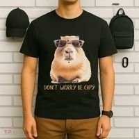 DonT Worry Be Capy Capybara T-Shirt thumb 6