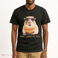 DonT Worry Be Capy Capybara Tall T-Shirt thumb 2