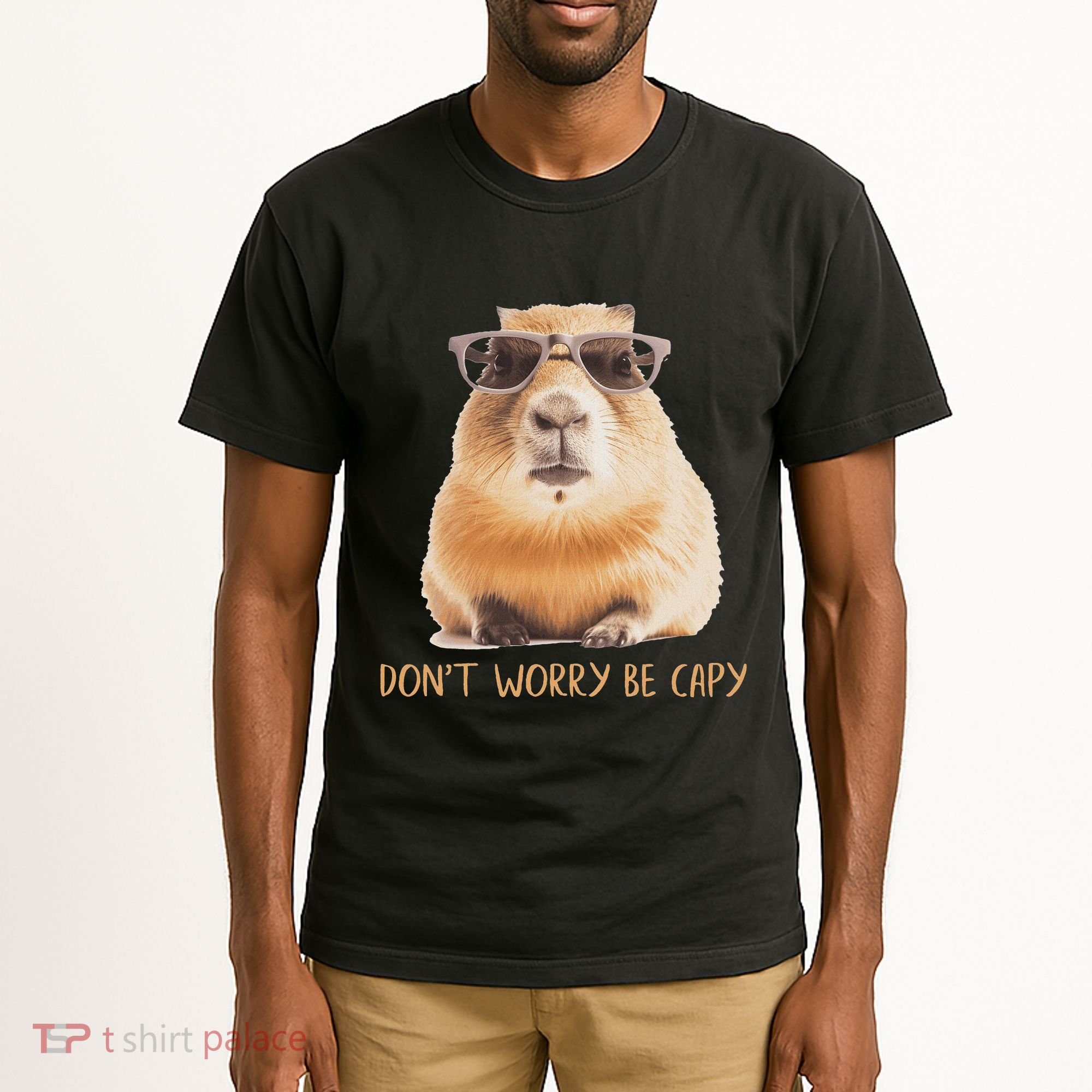DonT Worry Be Capy Capybara Tall T-Shirt