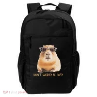 DonT Worry Be Capy Capybara Backpack thumb 0