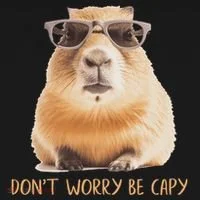 DonT Worry Be Capy Capybara Women's Hoodie thumb 2