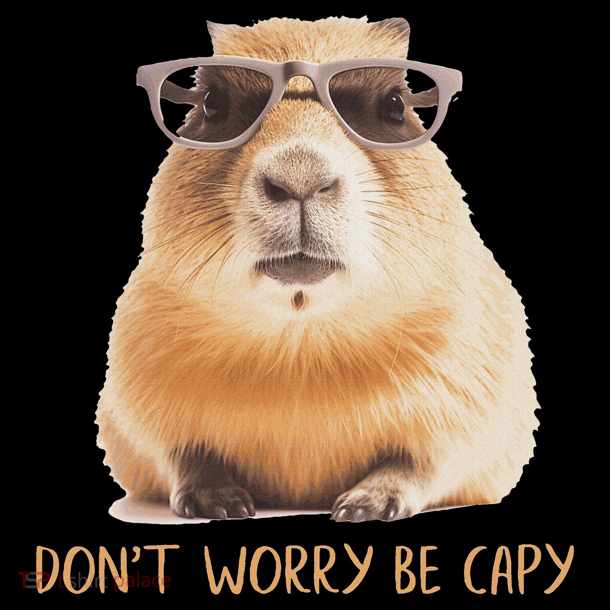DonT Worry Be Capy Capybara Mousepad
