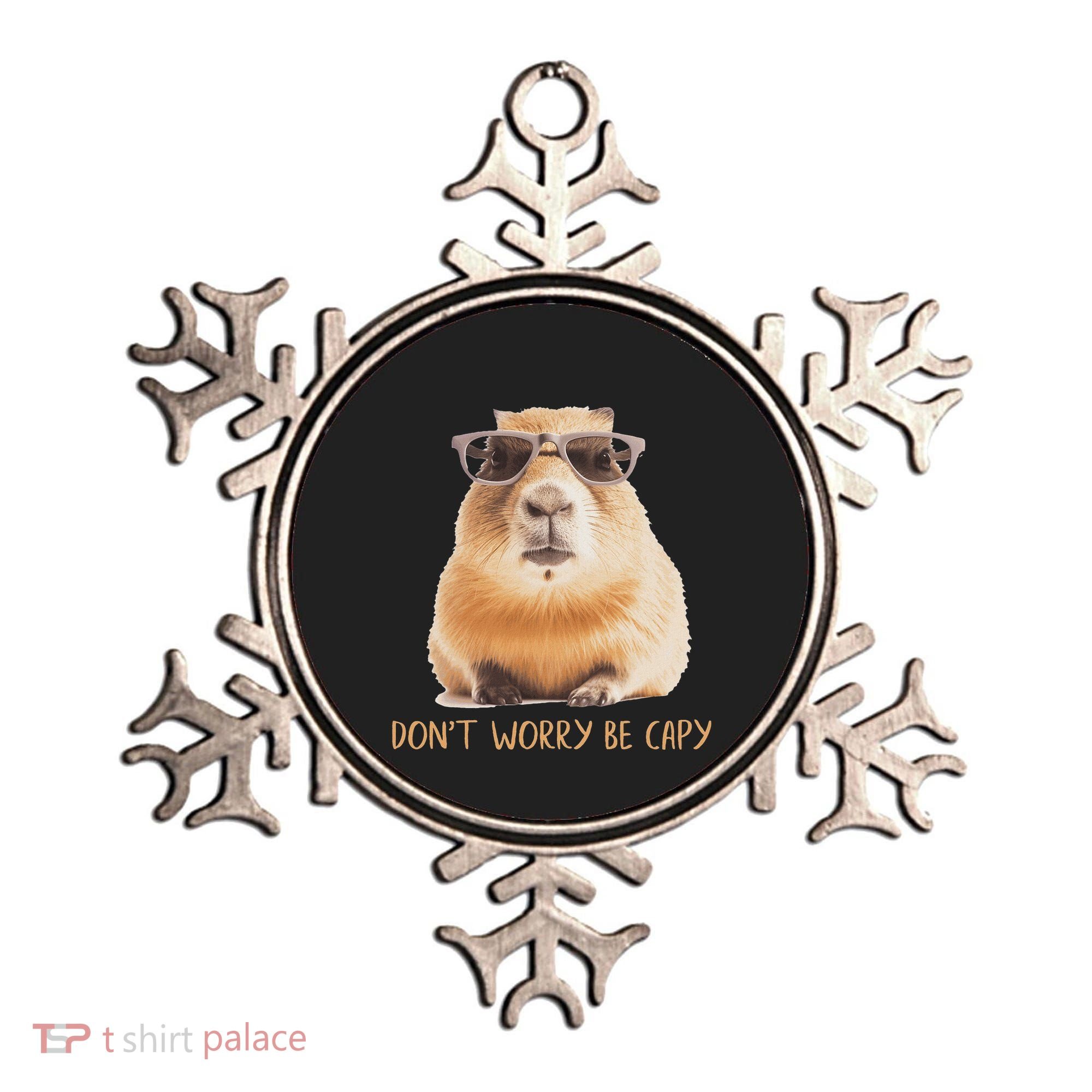 DonT Worry Be Capy Capybara Ornament
