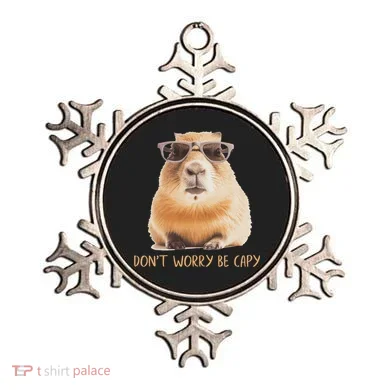 DonT Worry Be Capy Capybara Ornament