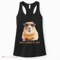 DonT Worry Be Capy Capybara Women's Tank Top thumb 0