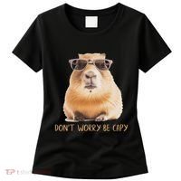DonT Worry Be Capy Capybara Women's T-Shirt thumb 0