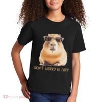 DonT Worry Be Capy Capybara Kids T-Shirt thumb 2