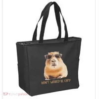 DonT Worry Be Capy Capybara Tote Bag thumb 2