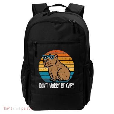 Dont Worry Be Capy Capybara Backpack