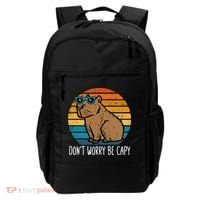 Dont Worry Be Capy Capybara Backpack thumb 0