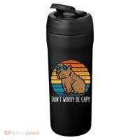 Dont Worry Be Capy Capybara 24oz Duet Stainless Steel Tumbler thumb 3