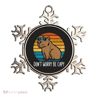 Dont Worry Be Capy Capybara Ornament