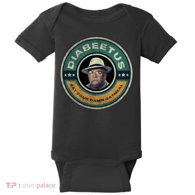 Diabeetus Wilford Brimley Copy Baby Bodysuit