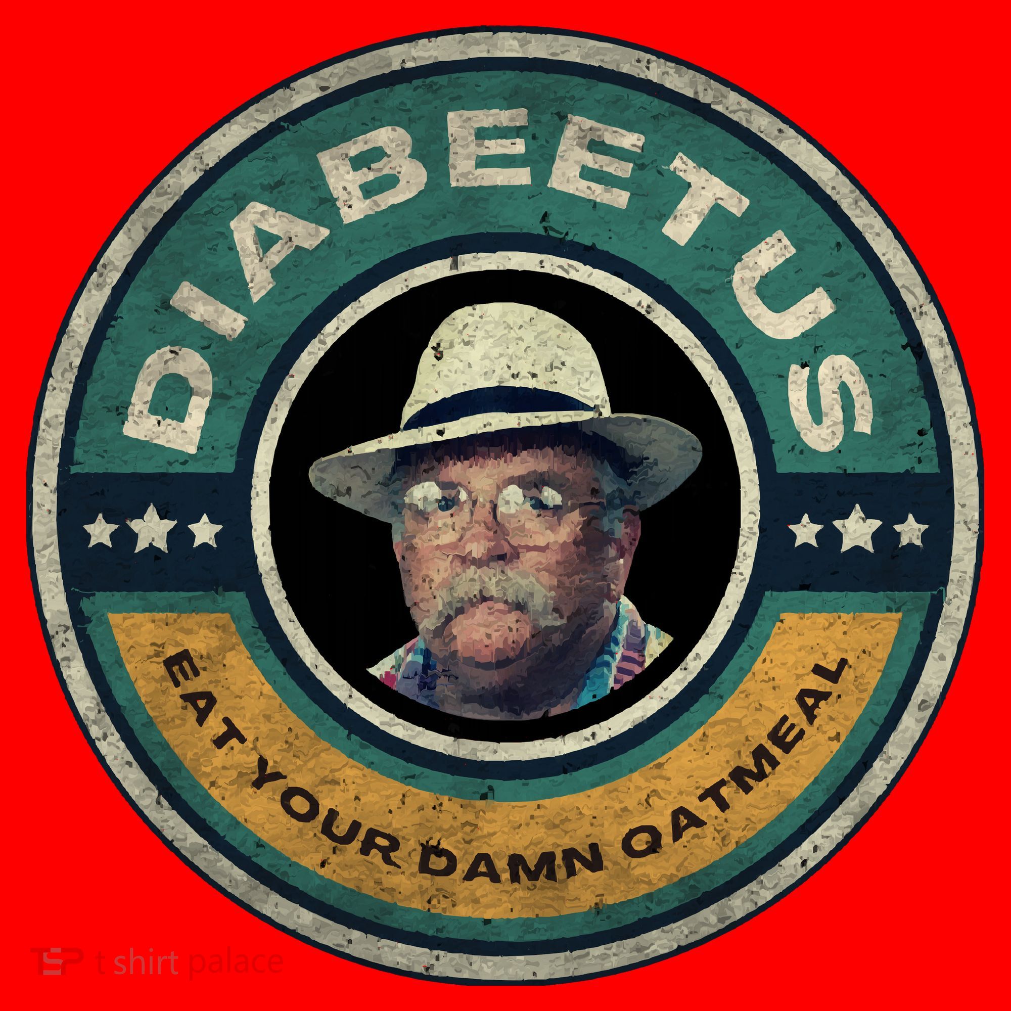 Diabeetus Wilford Brimley Copy Santa Hat
