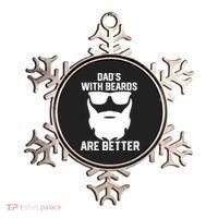Dads With Beard Are Better Funny Bearded Dad Fathers Day Cool Gift Ornament thumb 0
