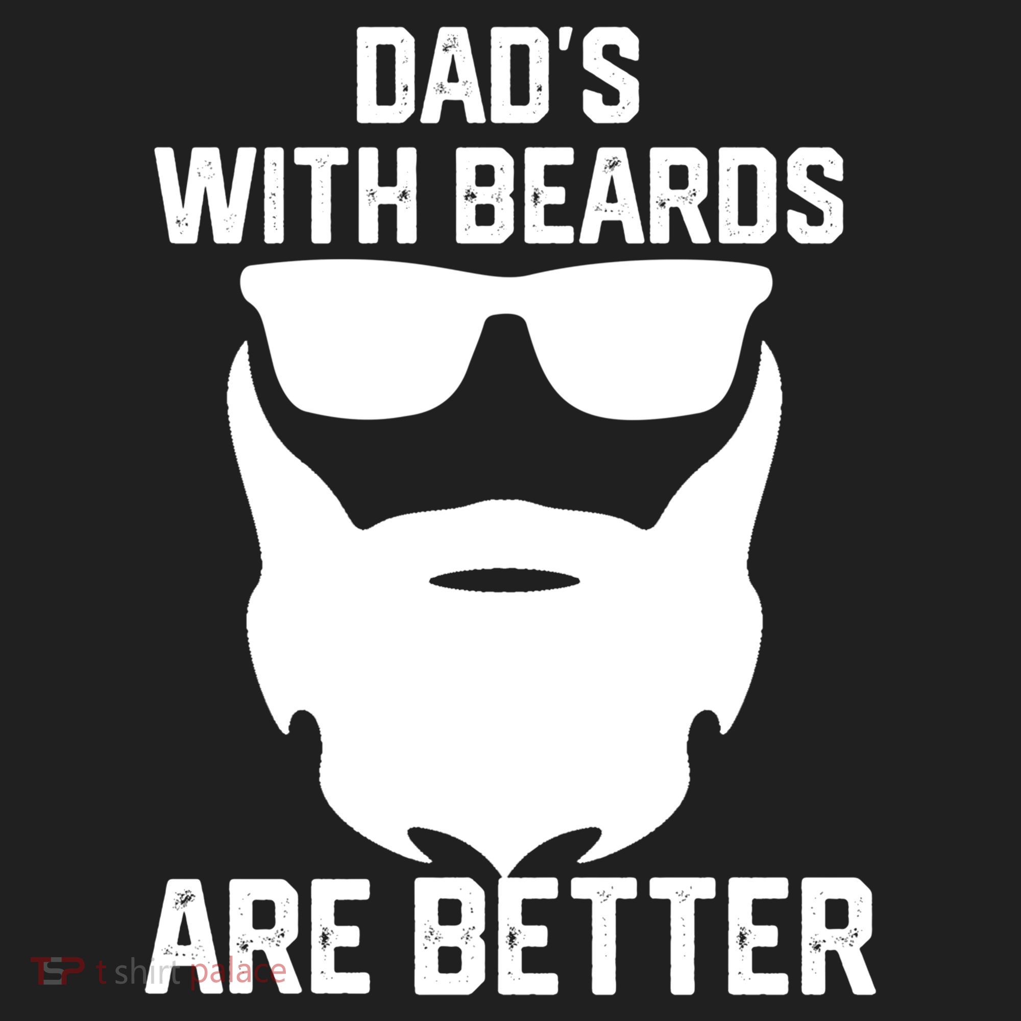 Dads With Beard Are Better Funny Bearded Dad Fathers Day Cool Gift Golf Towel