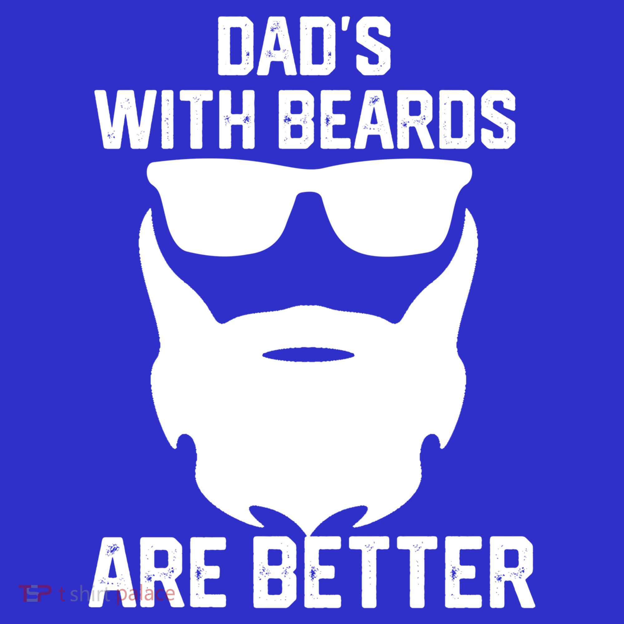 Dads With Beard Are Better Funny Bearded Dad Fathers Day Cool Gift Long Sleeve Shirt