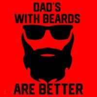 Dads With Beard Are Better Funny Bearded Dad Fathers Day Cool Gift Santa Hat thumb 1