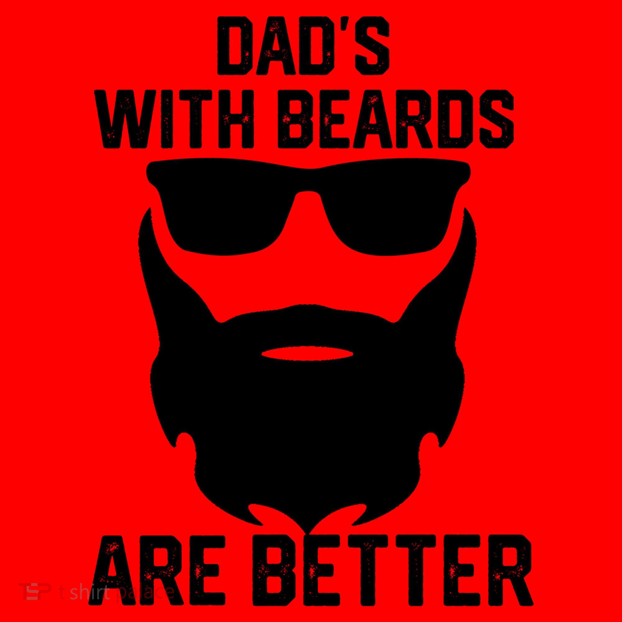 Dads With Beard Are Better Funny Bearded Dad Fathers Day Cool Gift Santa Hat