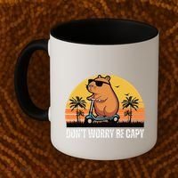 Don’T Worry Be Capy Cute Capybara Gift Coffee Mug thumb 2