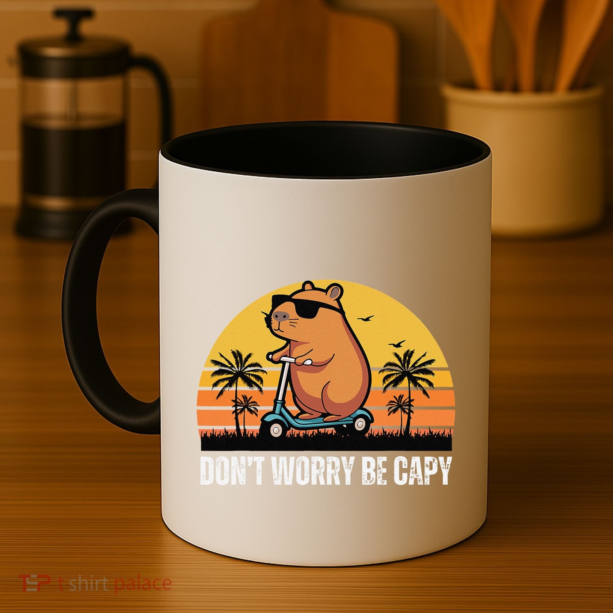 Don’T Worry Be Capy Cute Capybara Gift Coffee Mug