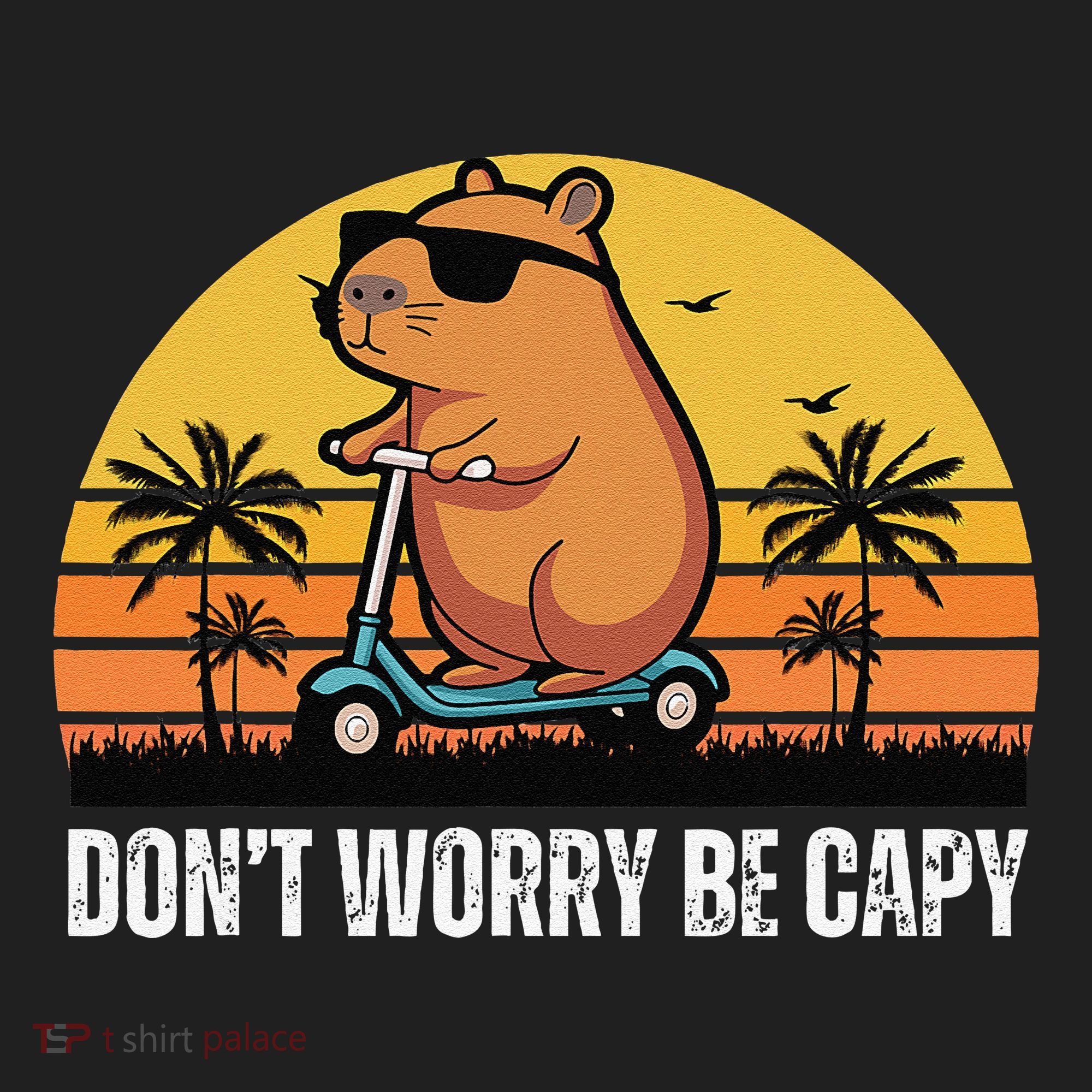 Don’T Worry Be Capy Cute Capybara Gift Beanie
