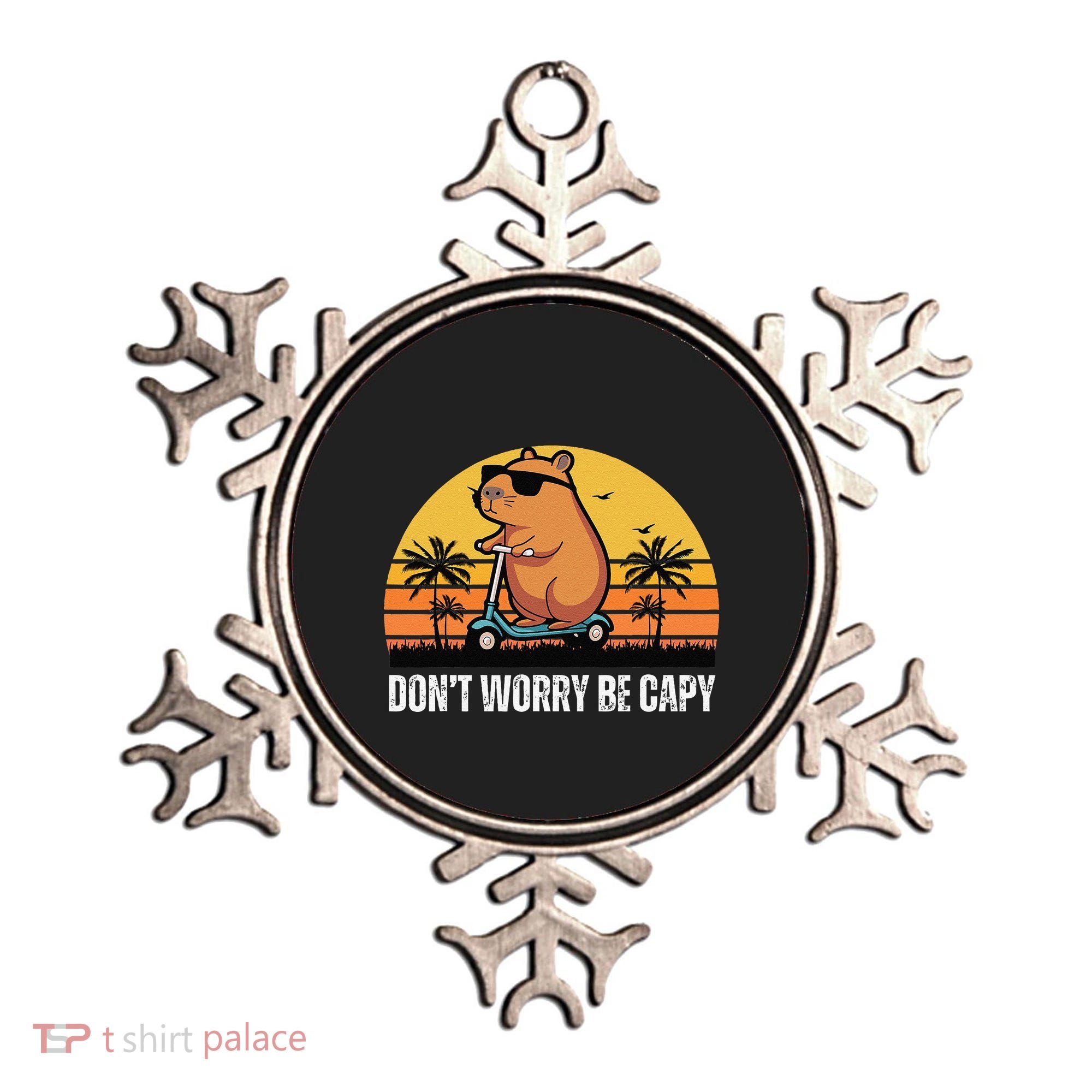 Don’T Worry Be Capy Cute Capybara Gift Ornament