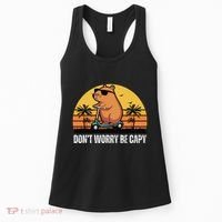 Don’T Worry Be Capy Cute Capybara Gift Women's Tank Top thumb 0
