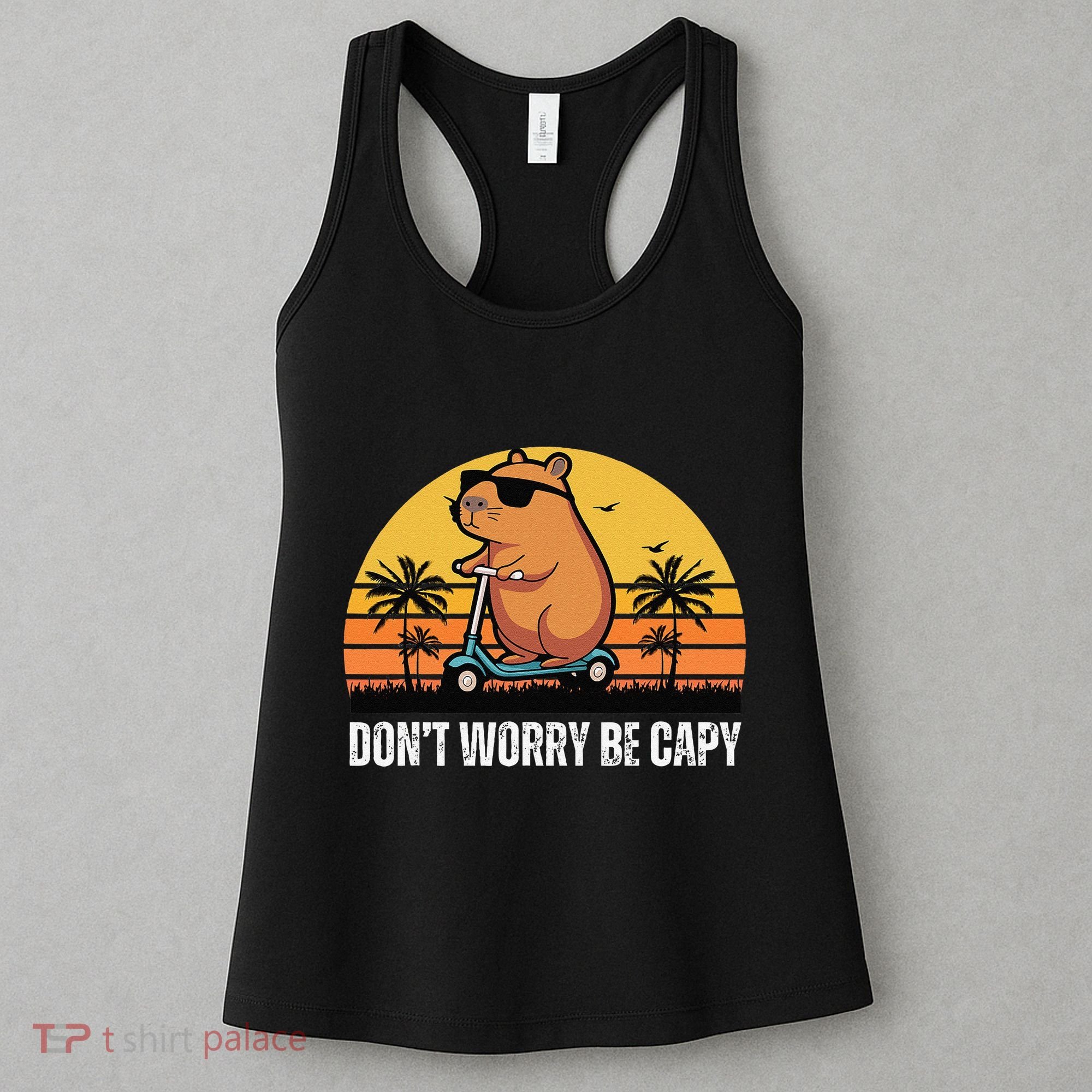 Don’T Worry Be Capy Cute Capybara Gift Women's Tank Top