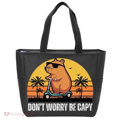 Don’T Worry Be Capy Cute Capybara Gift Tote Bag