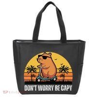 Don’T Worry Be Capy Cute Capybara Gift Tote Bag thumb 0