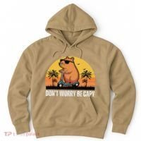 Don’T Worry Be Capy Cute Capybara Gift Hoodie thumb 0