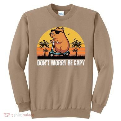 Don’T Worry Be Capy Cute Capybara Gift Sweatshirt