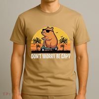 Don’T Worry Be Capy Cute Capybara Gift T-Shirt thumb 3