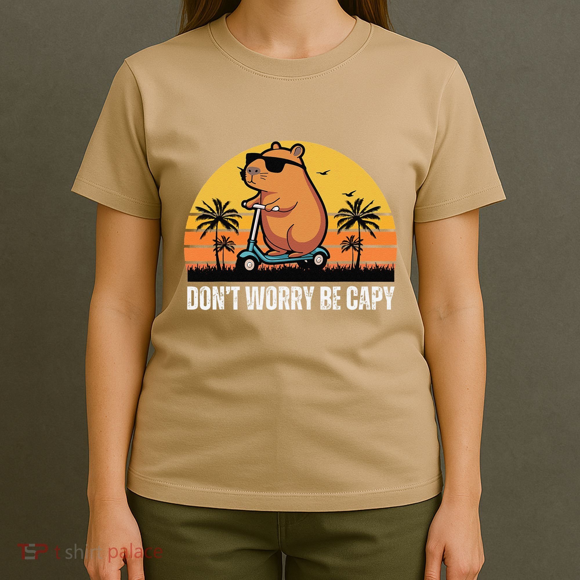 Don’T Worry Be Capy Cute Capybara Gift T-Shirt