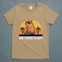 Don’T Worry Be Capy Cute Capybara Gift T-Shirt thumb 5