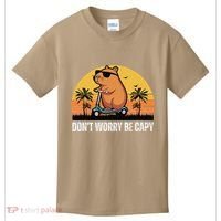 Don’T Worry Be Capy Cute Capybara Gift Kids T-Shirt thumb 0
